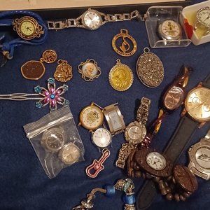 Watches and watch heads.